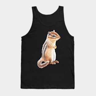 Chipmunk drawing Tank Top